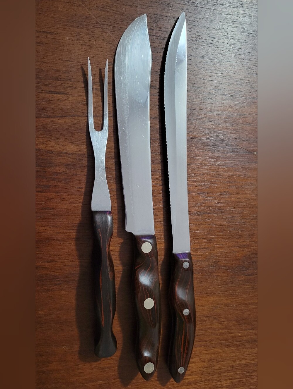 Vintage Cutco 3-Piece Kitchen & Carving Set
